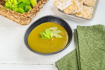 ТМ «Скоро готово» Суп-пюре со шпинатом и соевым молоком, 250 г. Vegan