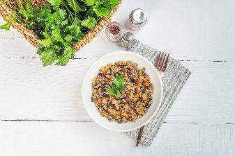 ТМ «Скоро готово» Плов с грибами, 250 г. Vegan