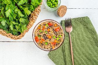 ТМ «Скоро готово» Киноа с овощами, 250 г. Vegan