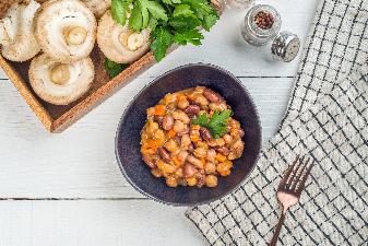 ТМ «Скоро готово» Смесь бобовых с овощами, 250 г. Vegan