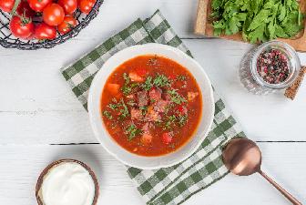 ТМ "Скоро готово" Борщ со свининой, 250г.