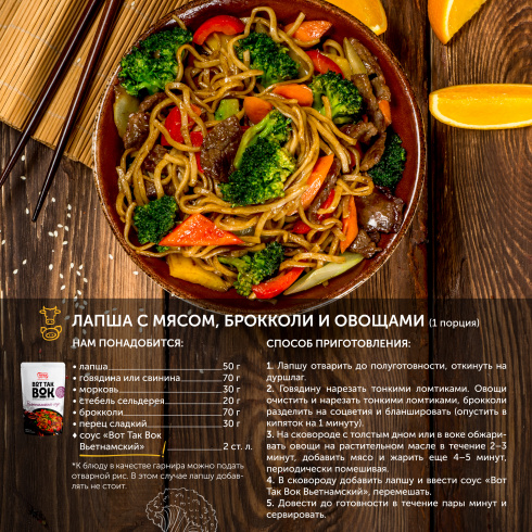 ТМ ВОТ ТАК ВОК "Вьетнамский соус- пряный цитрус с имбирем"