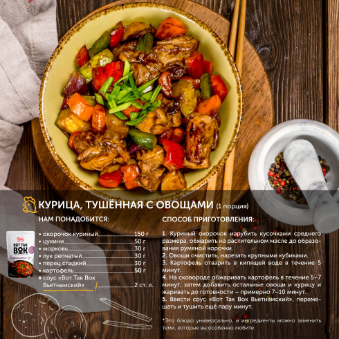 ТМ ВОТ ТАК ВОК "Вьетнамский соус- пряный цитрус с имбирем"