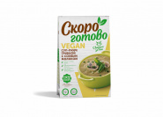 ТМ «Скоро готово» Суп-пюре грибной с соевым молоком, 250 г. Vegan