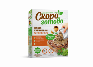 ТМ "Скоро готово" Каша гречневая с печенью, 275 г.