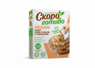 ТМ «Скоро готово» Каша «Семь злаков» с овощами, 275 г. Vegan ТМ «Скоро готово» Каша «Семь злаков» с овощами, 275 г. Vegan