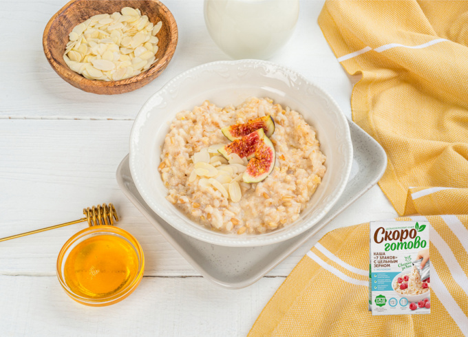 ТМ "Скоро готово" Каша "7 злаков" с цельным зерном, 250 г.